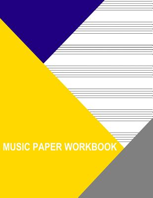 Music Paper Workbook: Staff And Tablature-Treble Clef 6 Lines