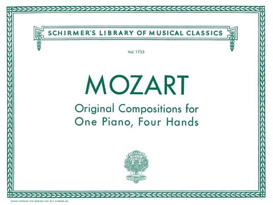 Original Compositions for Piano, 4 Hands: Schirmer Library of Classics Volume 1735 National Federation of Music Clubs 2024-2028 Piano Duet