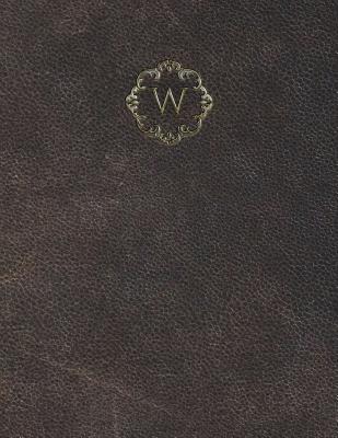 Monogram "W" Grid Sketchbook
