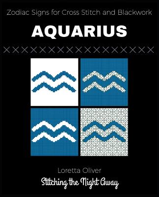 Zodiac Signs for Cross Stitching and Blackwork: Aquarius