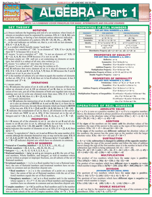 QuickStudy Math: Common Core 3rd Grade Laminated Study Guide