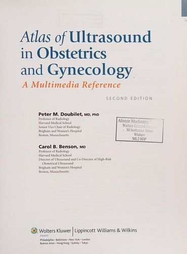 Atlas of Ultrasound in Obstetrics and Gynecology: A Multimedia Reference