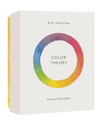 Color Theory Notecards (12 Notecards 6 Designs, 12 Envelopes in a Keepsake Box)