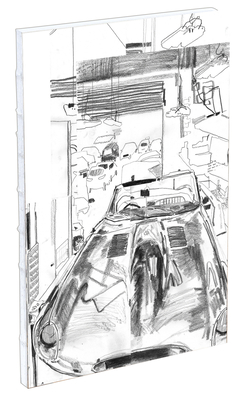 Teneues - Sketchbook: Malcolm and the Mechanics, Hardcover, Exposed Spine, Lays Flat, Large Format, White Kraft Paper: Large Format Hardcover Sketchbo