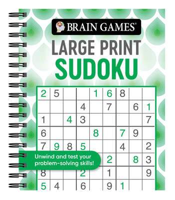 Brain Games - Large Print Sudoku (Swirls) (Large Print Edition)
