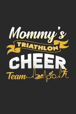 Mommy's triathlon cheer team: 6x9 Triathlon - dotgrid - dot grid paper - notebook - notes