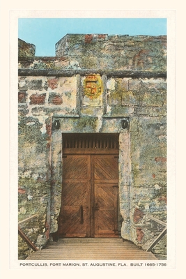 Vintage Journal Portcullis, Ft. Marion, St. Augustine, Florida