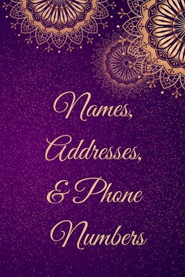 Names, Addresses, & Phone Numbers: Address Book for Men, Women With Alphabet Index (Small Tabbed Address Book).