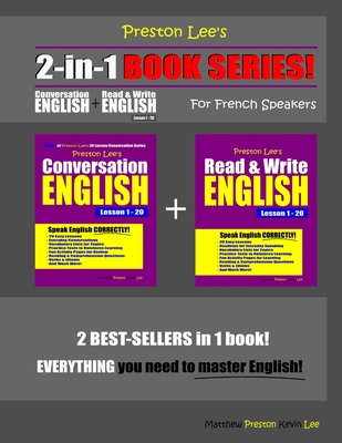 Preston Lee's 2-in-1 Book Series! Conversation English & Read & Write English Lesson 1 - 20 For French Speakers