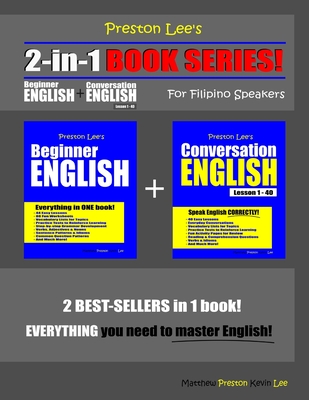 Preston Lee's 2-in-1 Book Series! Beginner English & Conversation English Lesson 1 - 40 For Filipino Speakers