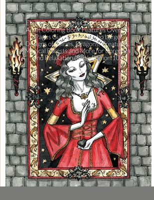 Elegant Art Designs Coloring Book: An Adult Coloring Book Features Over 30 Pages Giant Super Jumbo Large Designs of Fairies, Dragons, Creatures, Magic
