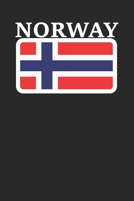 Wikstroem - Notes: Norwegen Flagge - Monatsplaner 15,24 x 22,86