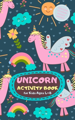 Unicorn Activity Book for Kids Ages 4-8 Stocking Stuffers Pocket Edition: A Fun Kid Workbook Game for Learning, Coloring, Mazes, Sudoku and More! Best