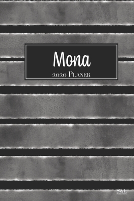 Mona 2020 Planer: A5 Minimalistischer Kalender Terminplaner Jahreskalender Terminkalender Taschenkalender mit Wochenübersicht