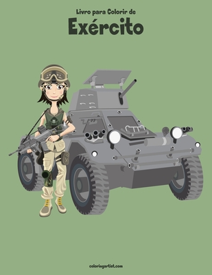 Livro para Colorir de Exército