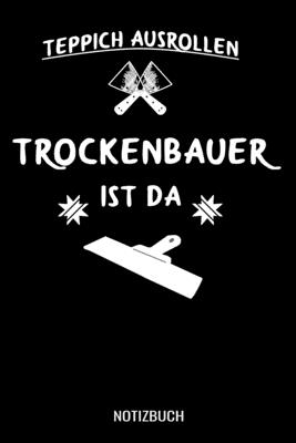 Teppich ausrollen Trockenbauer ist da: A5 Monatsplaner 120 Seiten mit Spalten für Monatsziele, Termine, Veranstaltungen, Notizen und Wochenübersicht.