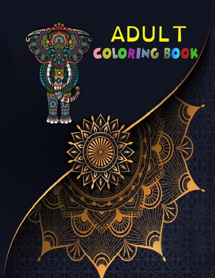 Adult Coloring Book: Mandala Coloring Books For Adults, Mandala Coloring Book, Mandala Sketchbook, Templates For Drawing & Coloring Sketchb (Large Print Edition)
