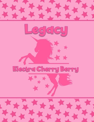 Legacy Electra Cherry Berry: Personalized Draw & Write Book with Her Unicorn Name - Word/Vocabulary List Included for Story Writing