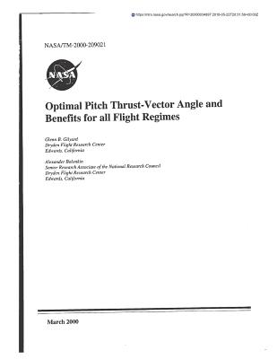 Optimal Pitch Thrust-Vector Angle and Benefits for All Flight Regimes