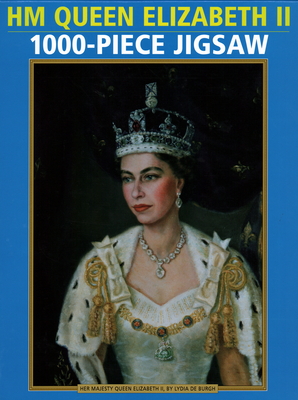 Jigsaw: Hm Queen Elizabeth II: 1000-Piece Jigsaw of Her Majesty Queen Elizabeth II, by Lydia de Burgh