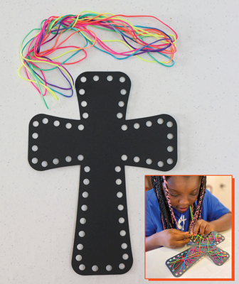 Vacation Bible School (Vbs) Hero Hotline String Art Cross (Pkg of 12): Called Together to Serve God!