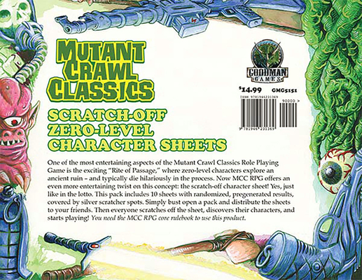 MCC RPG 0-Level Scratch Off Character Sheets