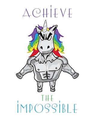Achieve the Impossible Unicorn Graph Paper Composition Notebook