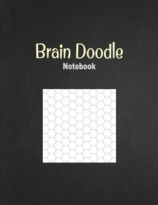 Brain Doodle Notebook: 1/2" Hexagonal Graph Ruling, 100 Pages