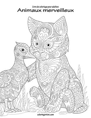 Livre de coloriage pour adultes Animaux merveilleux 2