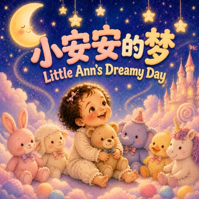 Little Ann's Dreamy Day 小安安的梦: A Bilingual Dreamy Bedtime Nursery Rhyme for Babies and Toddlers in English, Chinese