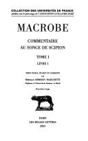 Macrobe, Commentaire Au Songe de Scipion: Tome I: Livre 1