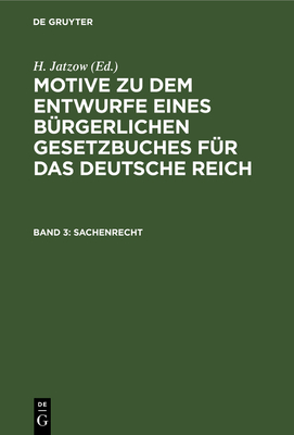 Sachenrecht: Amtliche Ausgabe