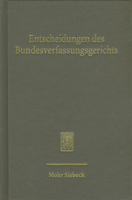 Entscheidungen Des Bundesverfassungsgerichts