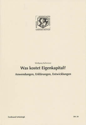Was Kostet Eigenkapital?: Anwendungen, Erklärungen, Entwicklungen