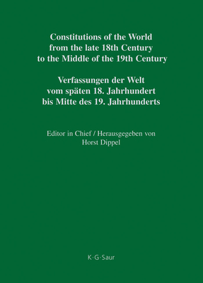 Constitutional Documents of Austria, Hungary and Liechtenstein 1791-1849