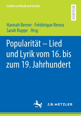 Popularität - Lied Und Lyrik Vom 16. Bis Zum 19. Jahrhundert