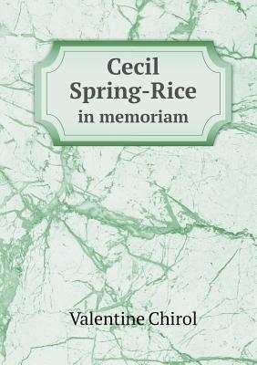 Cecil Spring-Rice in Memoriam