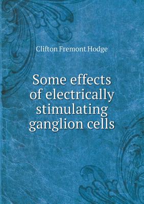 Some effects of electrically stimulating ganglion cells