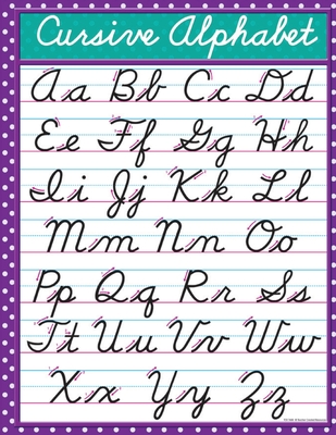 Cursive Alphabet: Cursive Handwriting Workbook for Kids and teen: Beginning Cursive helps children learn the basics of cursive writing i