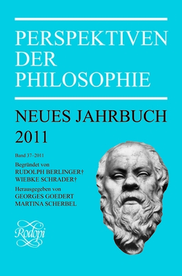 Perspektiven Der Philosophie. Neues Jahrbuch: Band 37 - 2011.