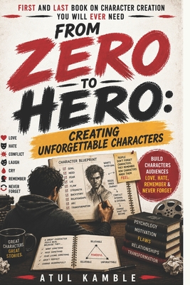Zero to Hero: Creating Unforgettable Characters: How to Write Characters Audiences Love, Hate, Remember & Never Forget