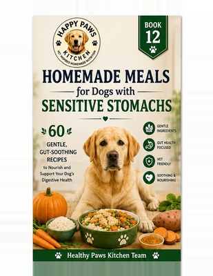 Homemade Meals for Dogs with Sensitive Stomachs: 60 Gentle, Gut-Soothing Recipes to Nourish and Support Your Dog's Digestive Health