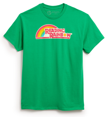 Reading Rainbow (Green) Unisex T-Shirt Small