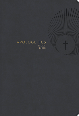 CSB Apologetics Study Bible, Revised & Updated, Easy-To-Read Optimal Type, Charcoal Leathertouch