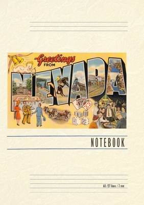 Vintage Lined Notebook Greetings from Nevada