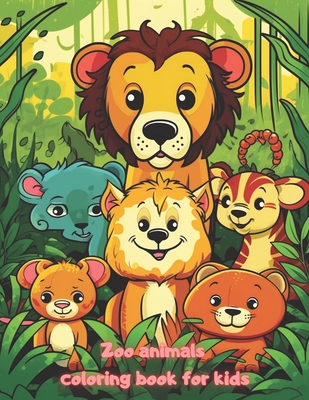 Zoo Animals Coloring Book for Kids