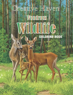Creative Haven Wondrous Wildlife Coloring Book: 45 illustration (Creative Haven Coloring Books)