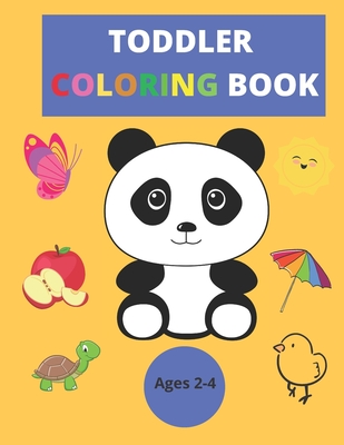 Coloring Book for Toddlers 2-4 years: 100 Animals and Daily Things to Learn and ColorFor Kids and Toddlers Ages 1,2,3 & 4: Toddler Coloring Book - Pap