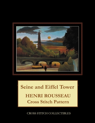 Seine and Eiffel Tower: Henri Rousseau Cross Stitch Pattern