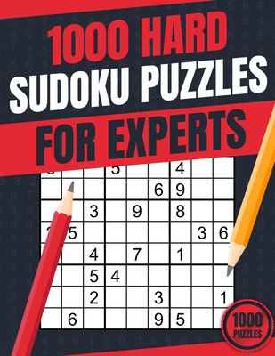 Sudoku Puzzles for Adults Hard: 1000 Hard Sudoku Puzzles for Experts With Solutions - Vol. 1 (Large Print) (Large Print Edition)